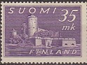 Finland 1949 Castillos 35 MK Violeta Scott 280. Finlandia 280. Subida por susofe